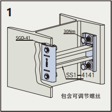 鋼結(jié)構(gòu)夾具安裝示意